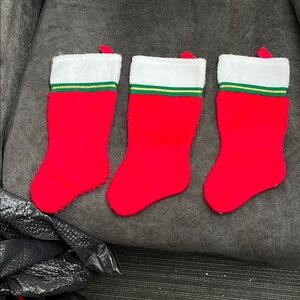 Festive Red Christmas Stockings